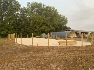 Ovaal vrijspringen en longeren 18x36 - Equi-P Zelfbouwpakket