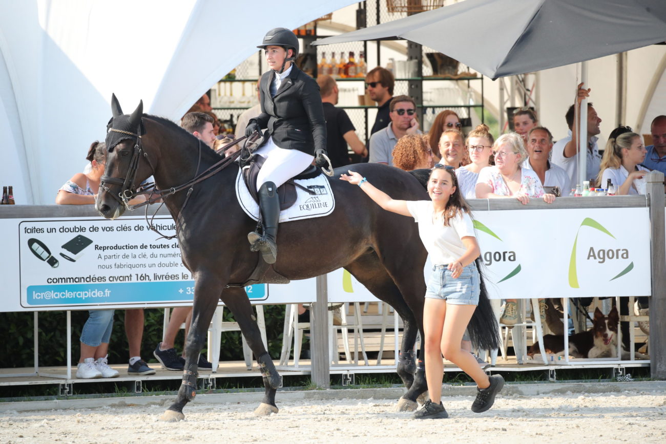 Rider and horse at competition